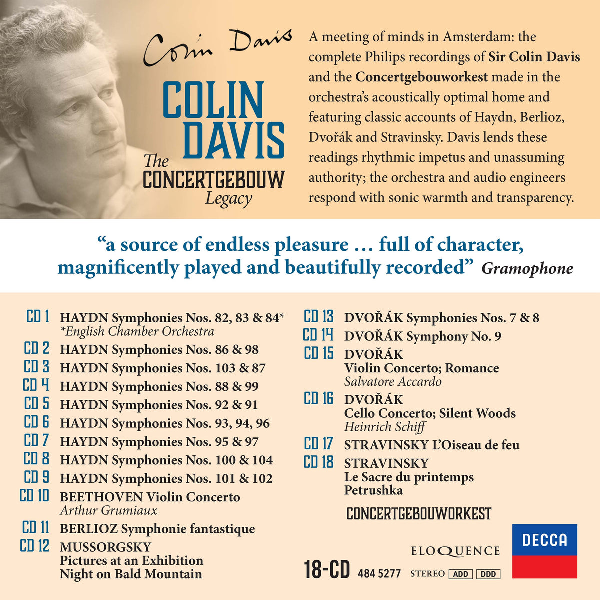 Colin Davis Concertgebouw Legacy [18CD] – Buywell Music