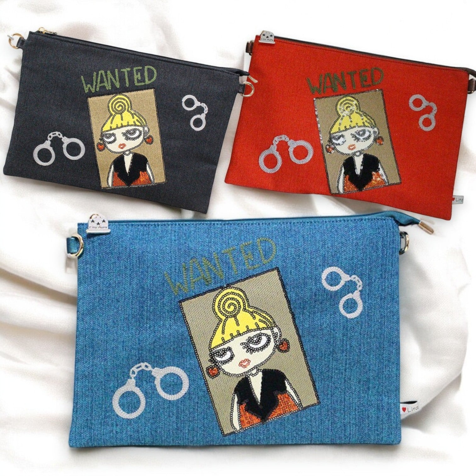 新カラー【ブルー】登場！ショルダー クラッチ 2WAYバッグ WANTED LITA