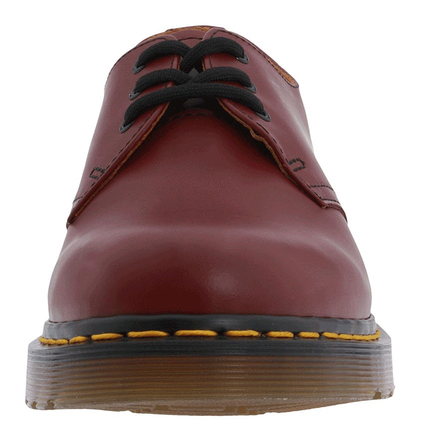 Dr. Martens 1461 Smooth Leather Low Top Cherry Red – Baggins Shoes