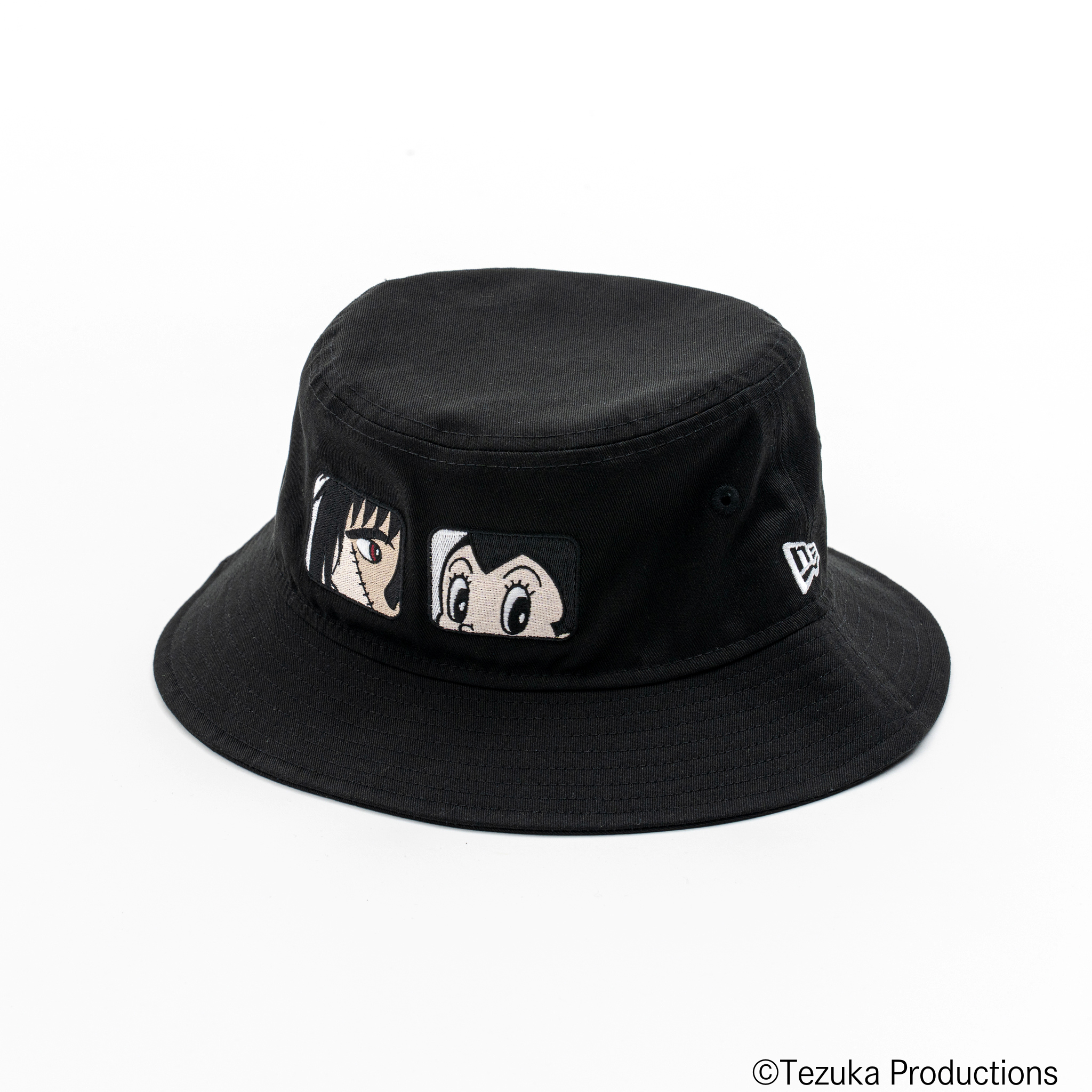 NEWERA バケットハット (黒) Zoom PASONA×ATOM & B・J