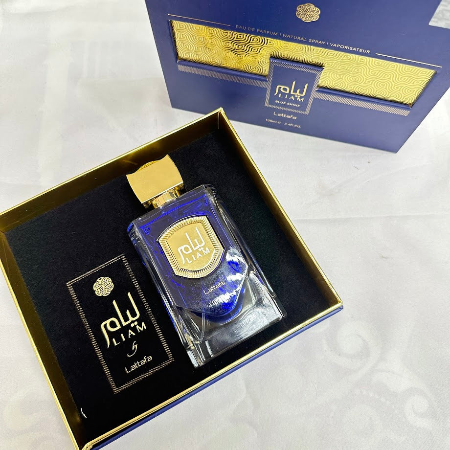 Liam Blue Shine EDP by Lattafa - 100mL Perfume – Barakah Shops