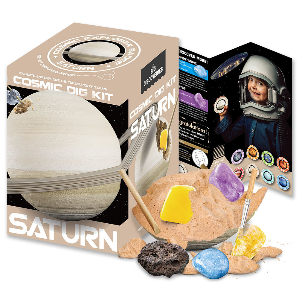Cosmic Dig Kit (Saturn) - Solar System Excavation Kits for Kids