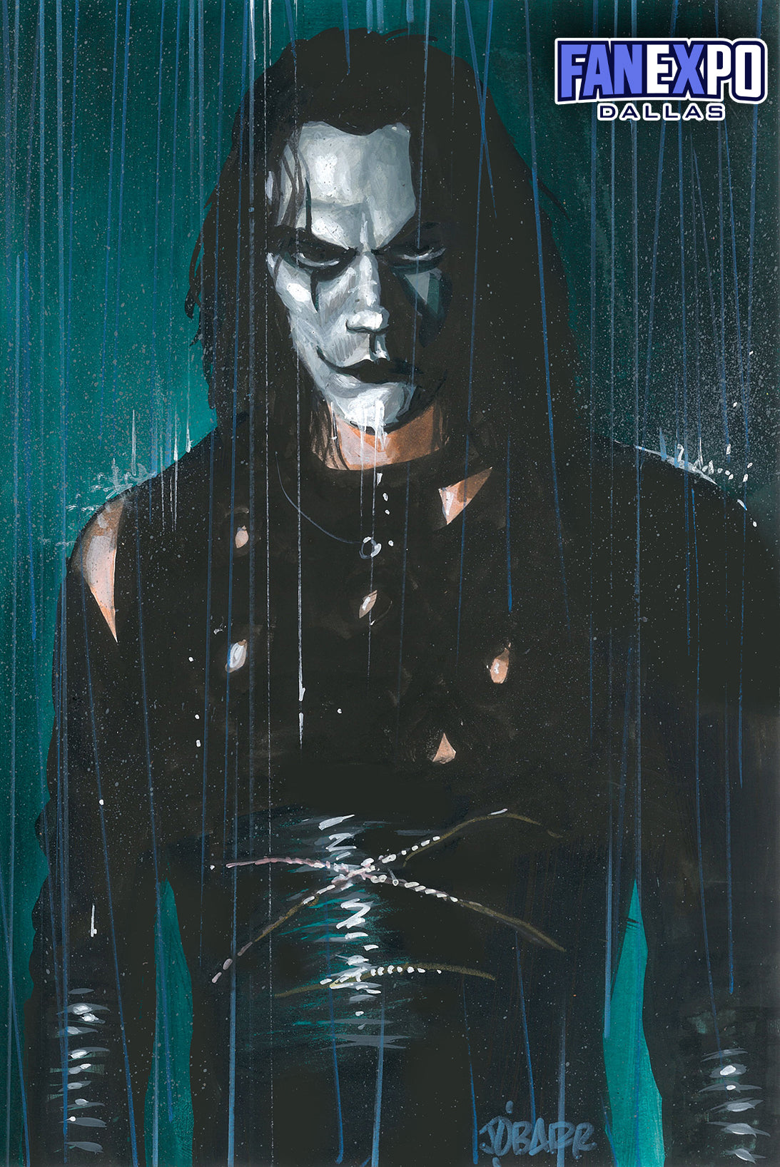 CROW DEAD TIME #1 JAMES O'BARR FANEXPO DALLAS EXCLUSIVE VIRGIN VARIANT