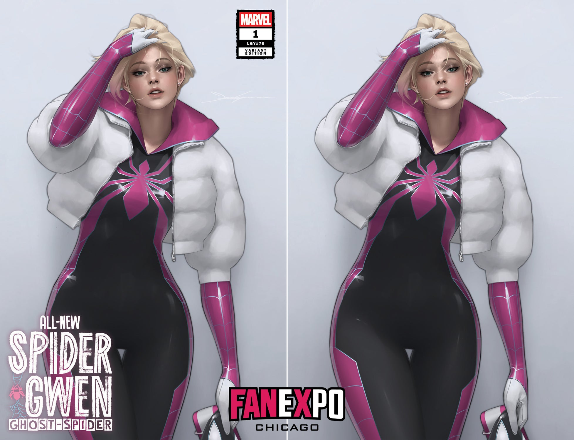 ALL-NEW SPIDER-GWEN: THE GHOST-SPIDER #1 JEEHYUNG LEE FANEXPO CHICAGO