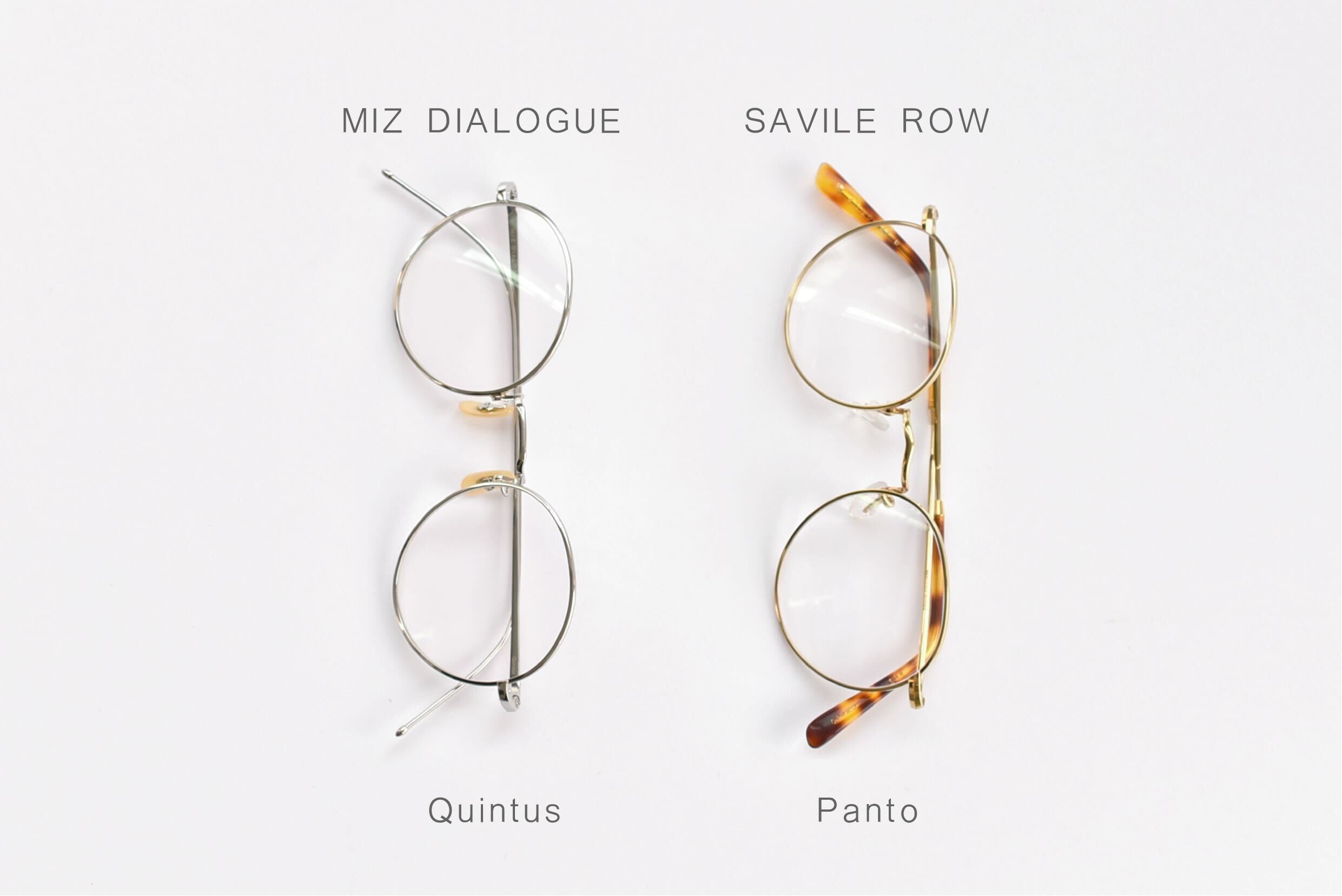 メタルフレーム選びのすすめ。MIZ DIALOGUE、SAVILE ROWを徹底解剖