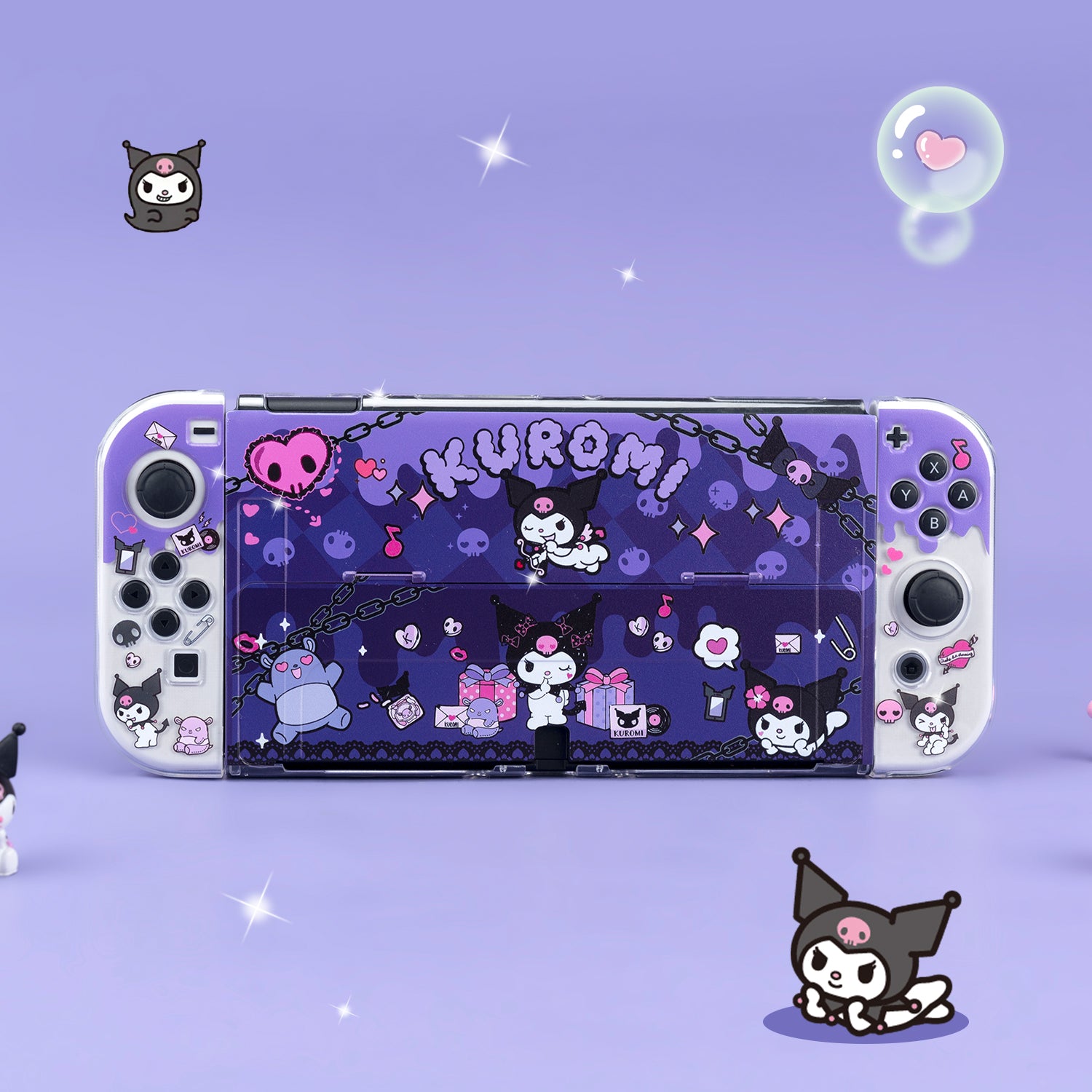 BlingKiyo Wink Kuromi Case for Nintendo Switch/ OLED