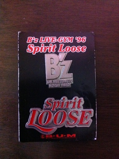 B'z LIVE-GYM '96 spirit LOOSE 関連グッズ① - MERCHANDISE COLLECTION