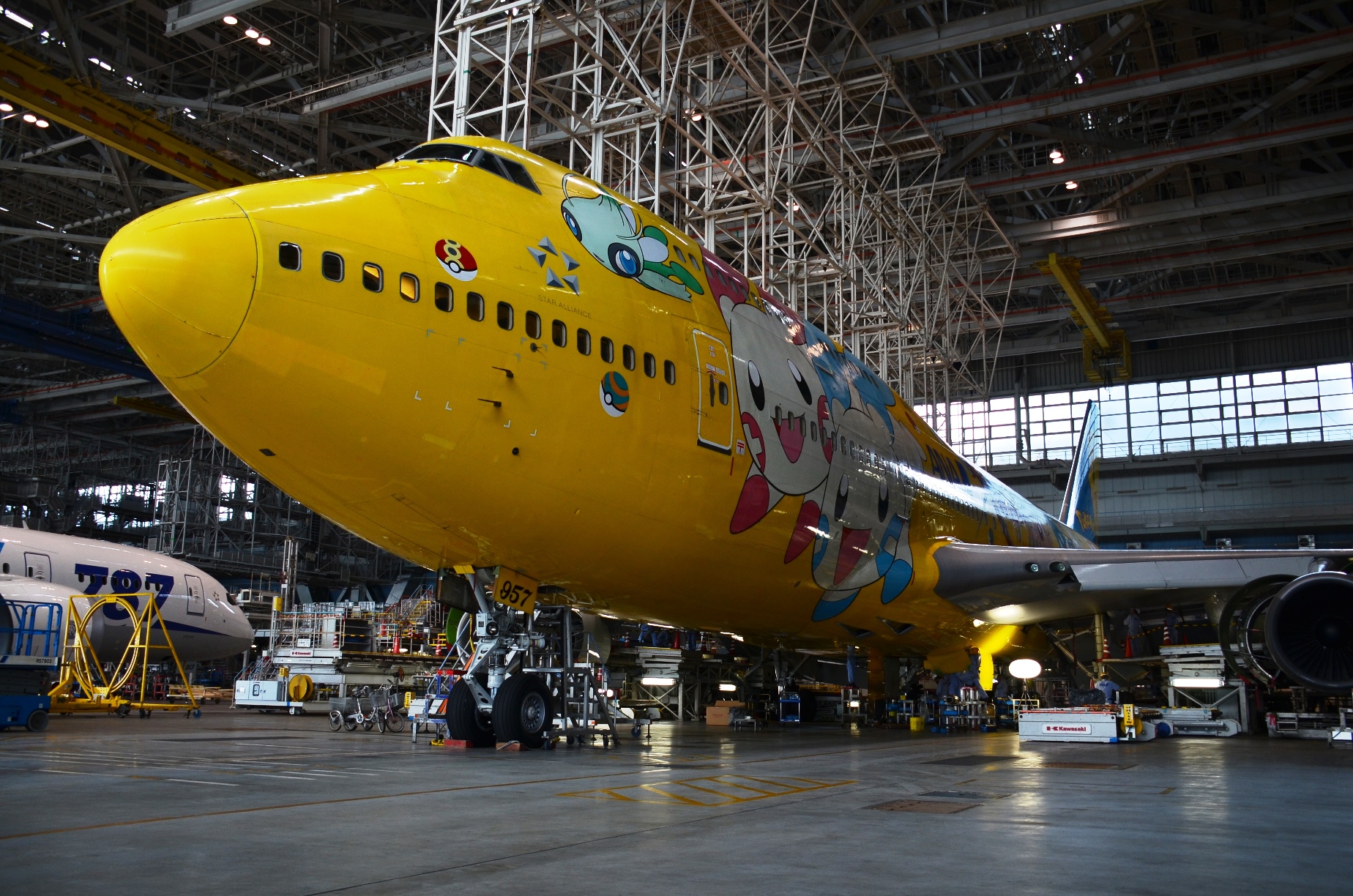 ピカチュウジャンボ．夏ダイヤに向けてコンデション調整中・・その1