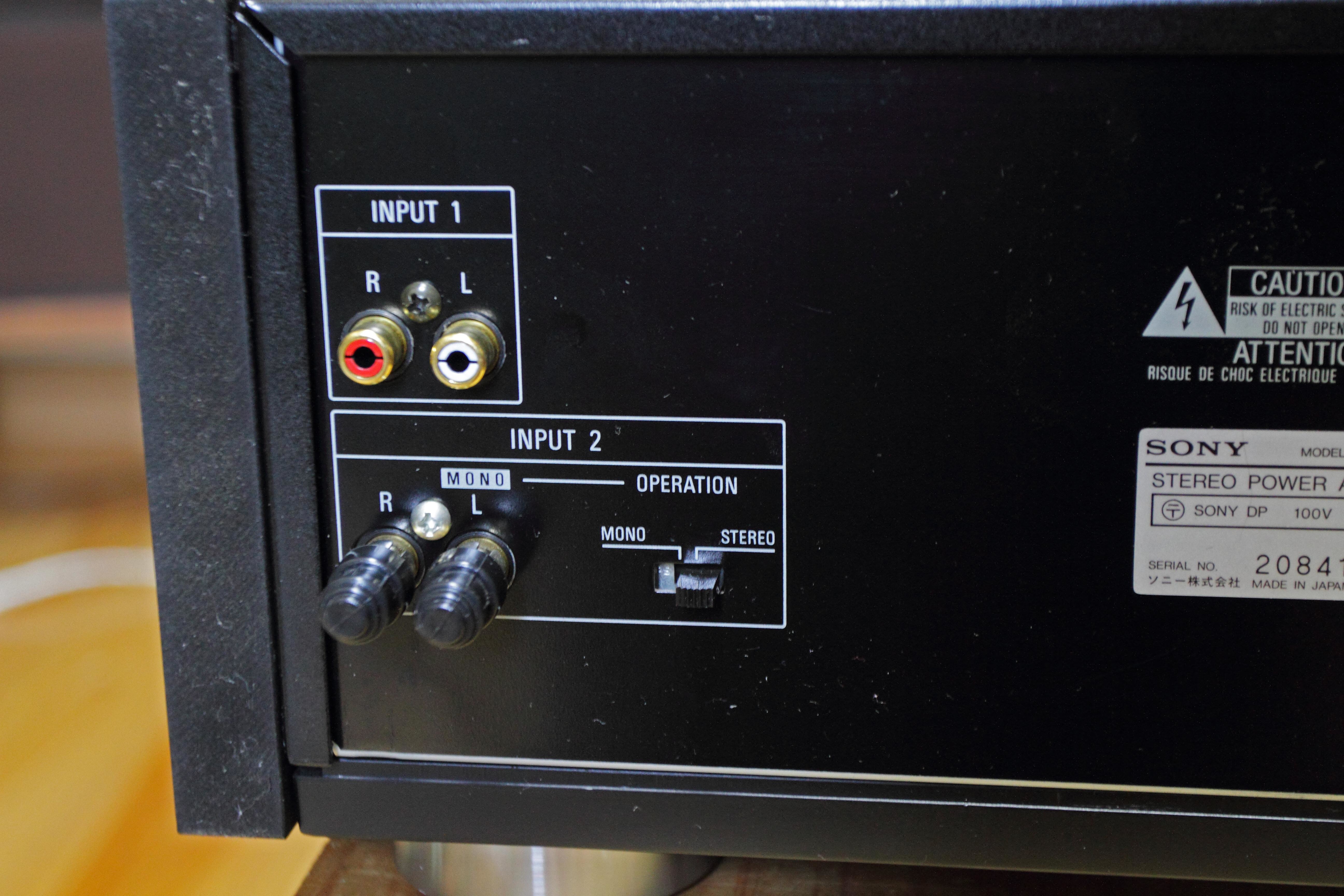 SONY ﾊﾟﾜｰｱﾝﾌﾟTA－N330ES | 写真とレコード鑑賞と食の趣味