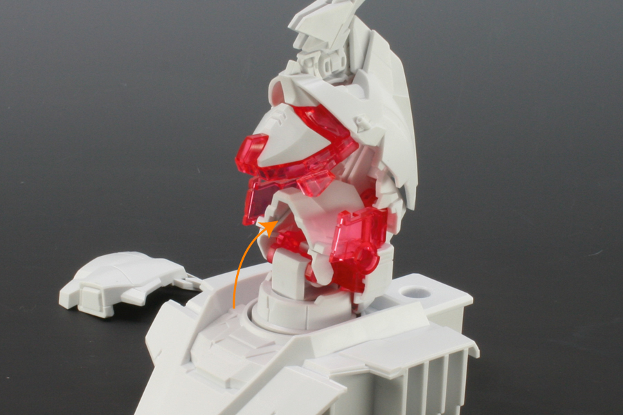 1/48 ユニコーンガンダム ヘッドディスプレイベース 素組みレビュー