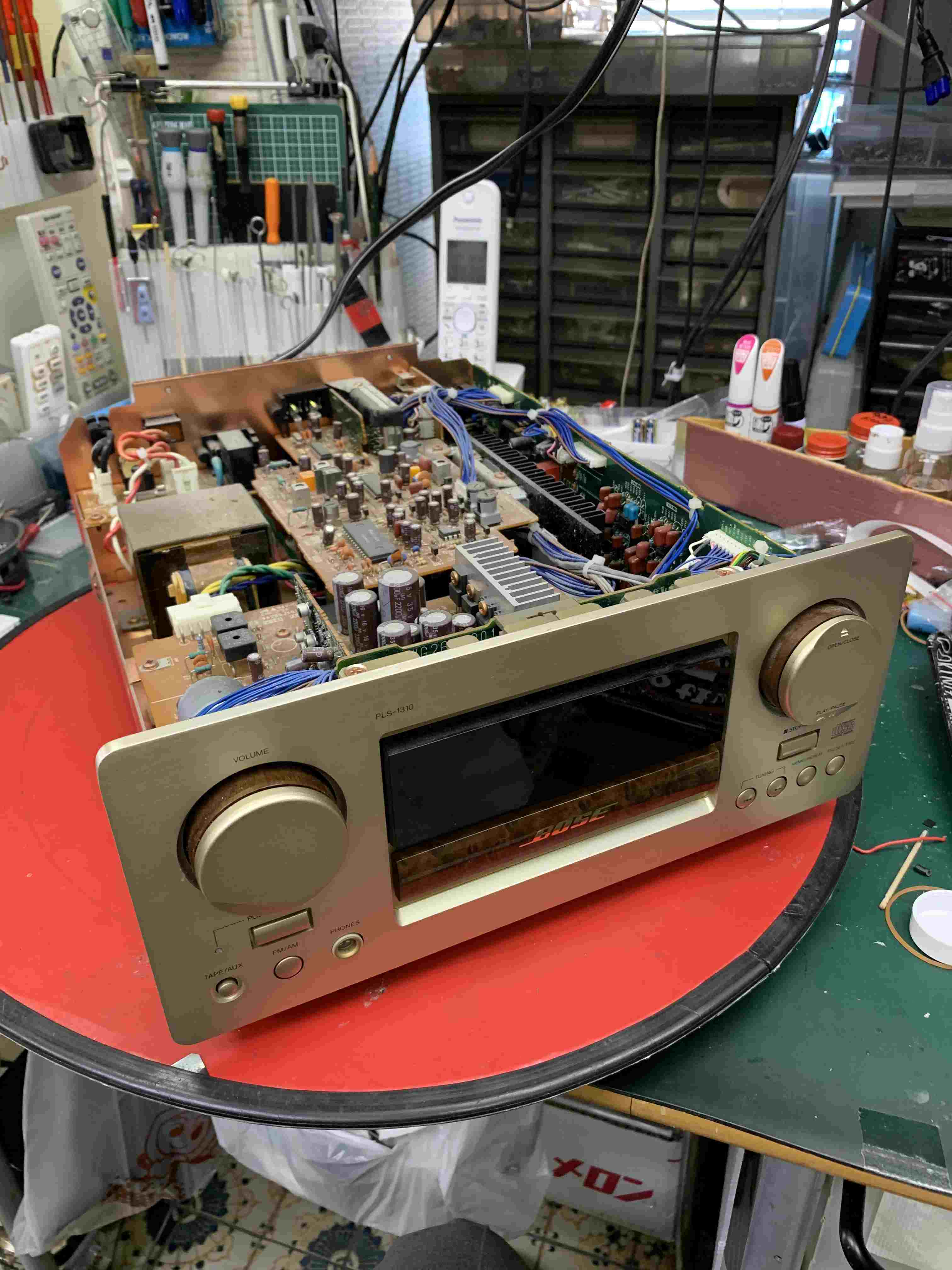 BOSE PLS-1310 の光ピックアップ交換 | 電気屋さんのひとりごと