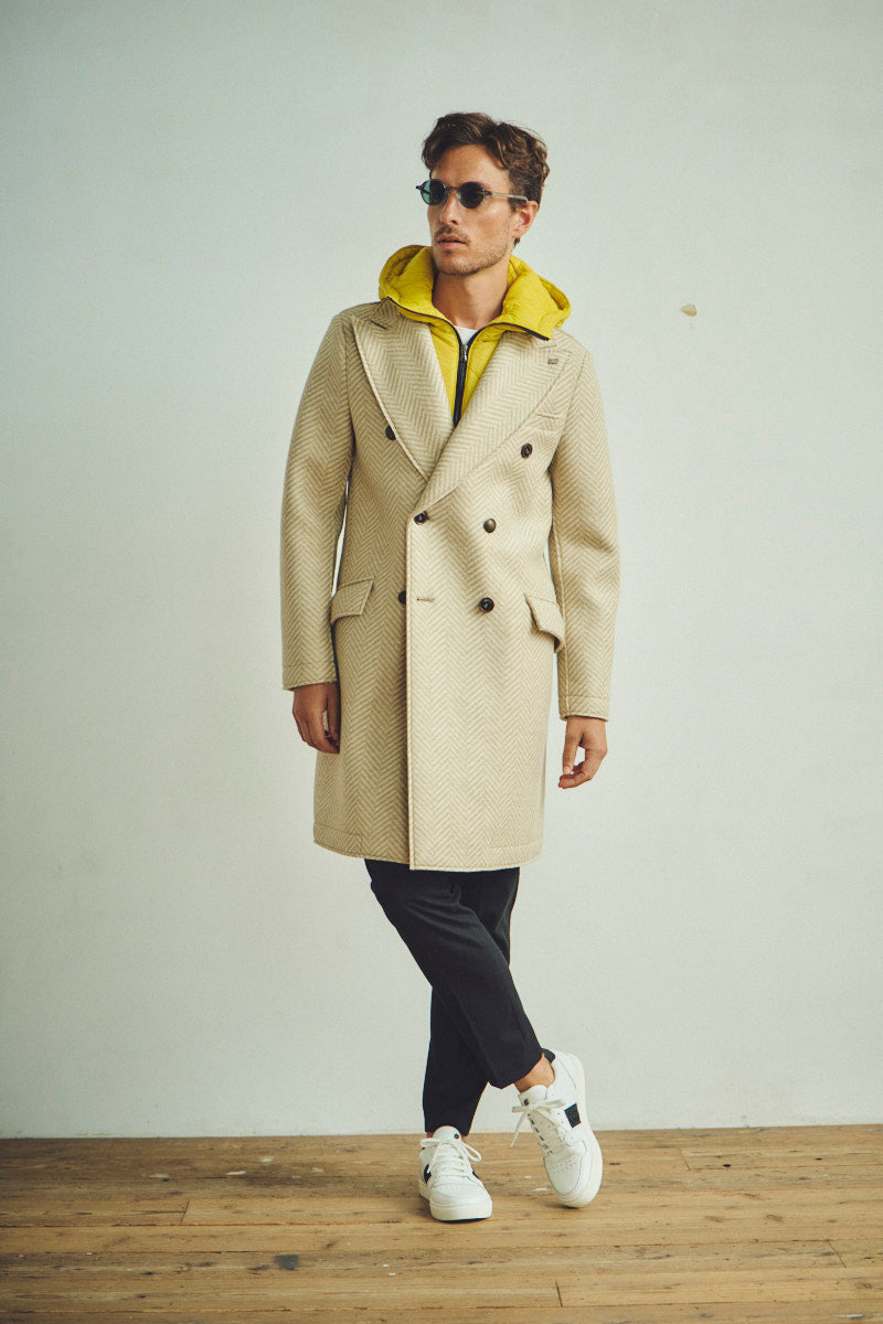 ENOF wool rever half coat 【公式通販】