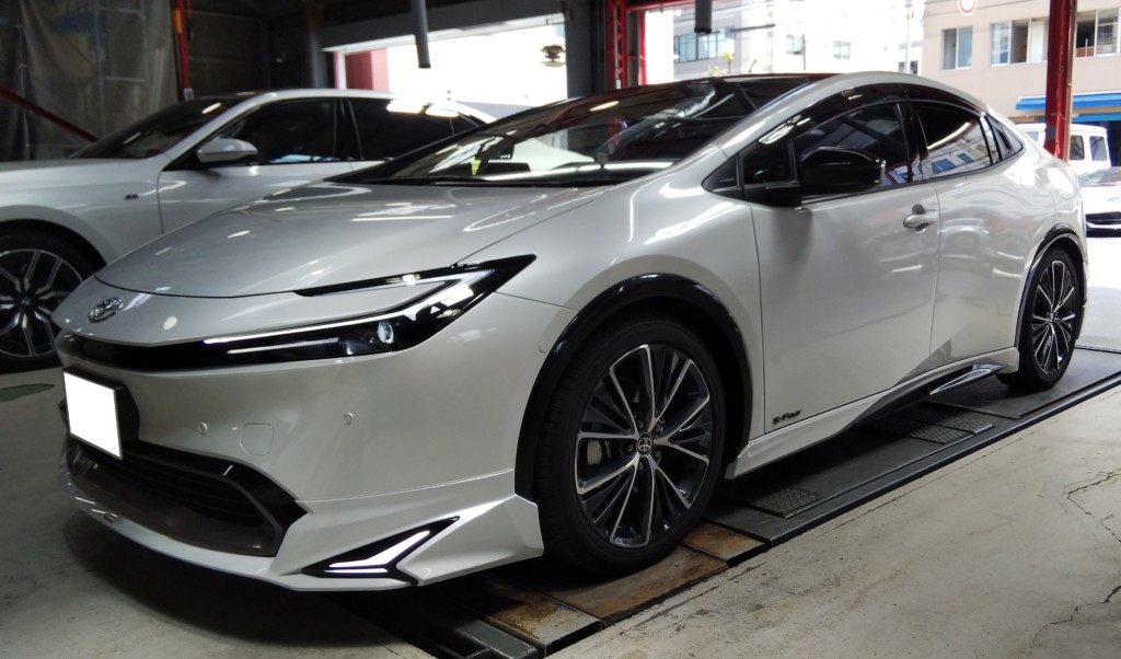 新型60プリウス @ エスペリアダウンサス+スーパーダウンサスラバー