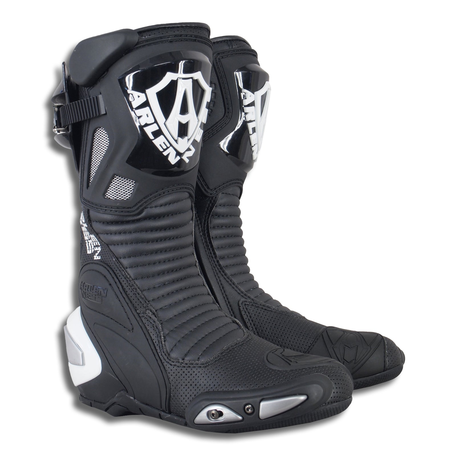 BOT-1436-AN BLACK ARLENNESS RACINGBOOTS – BERIK