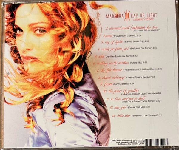 Madonna Ray Of Light Remix Edition CD – Borderline MUSIC