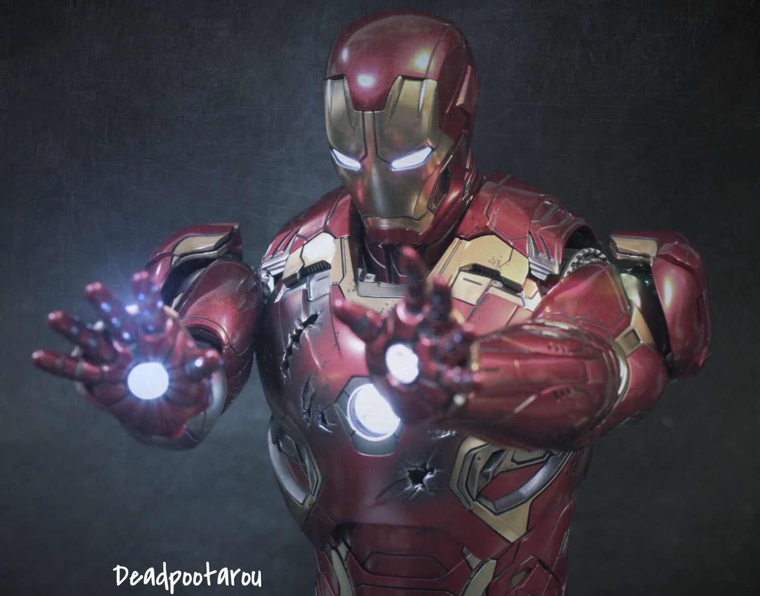 デッドプー太郎のフィギュアレビュー(ホットトイズ アイアンマンマーク