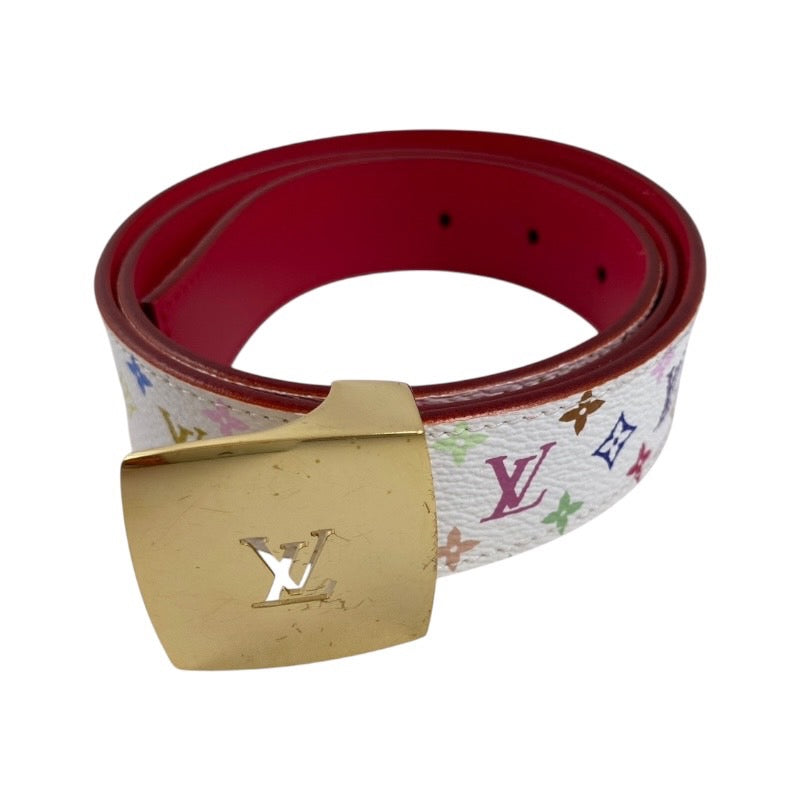 LOUIS VUITTON】ルイ・ヴィトン サンチュール・キャレ LVカット M9682