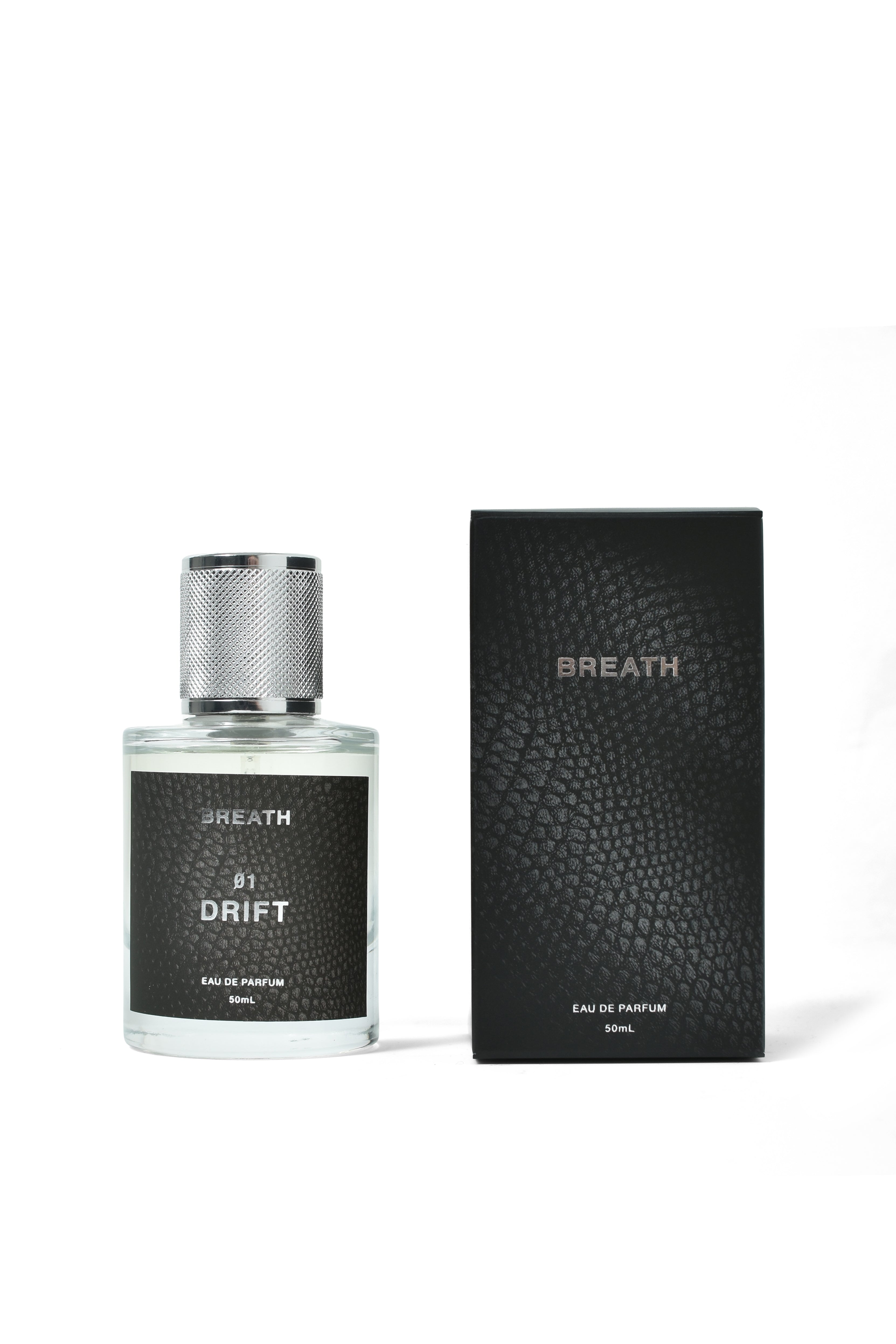 01 DRIFT 50ml – BREATH - “決意の香りは、性別を選ばない”何も持たず