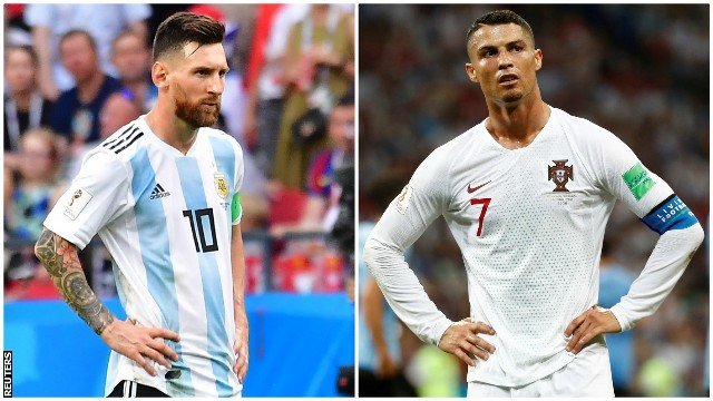 サッカーW杯】メッシとロナウド、二大選手が決勝T1回戦で敗退 - BBC