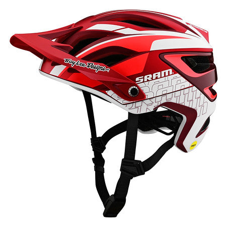 Troy Lee Designs A3 MIPS MTB Helmet - SRAM - Red – Cambria Bike