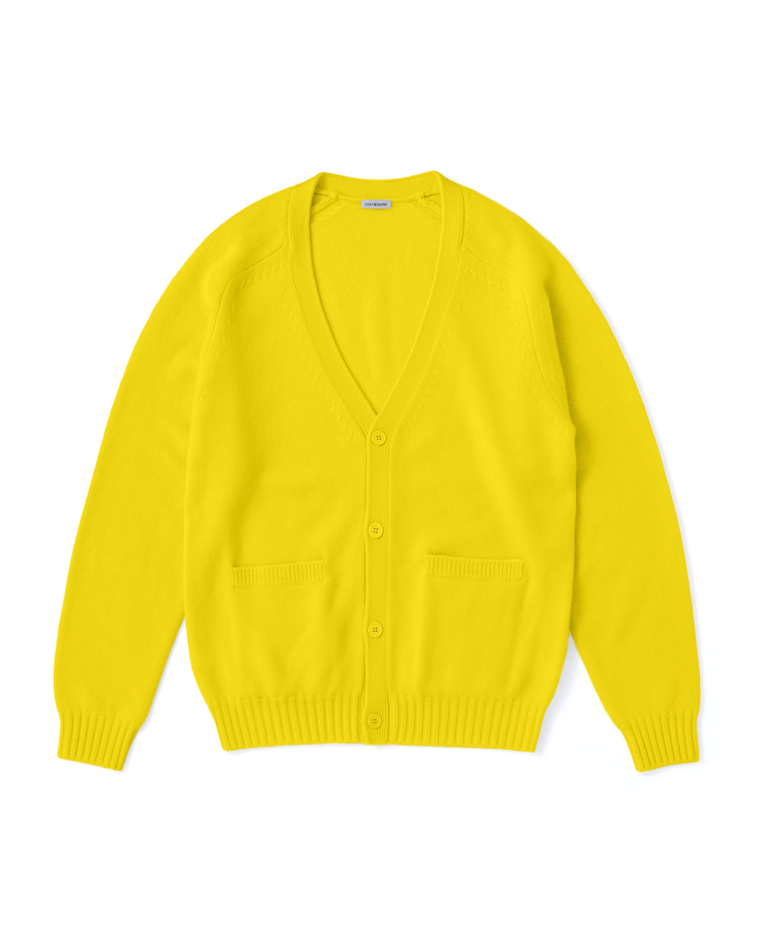 キャッシュベイビー カーディガン, L Yellow – cash & barba