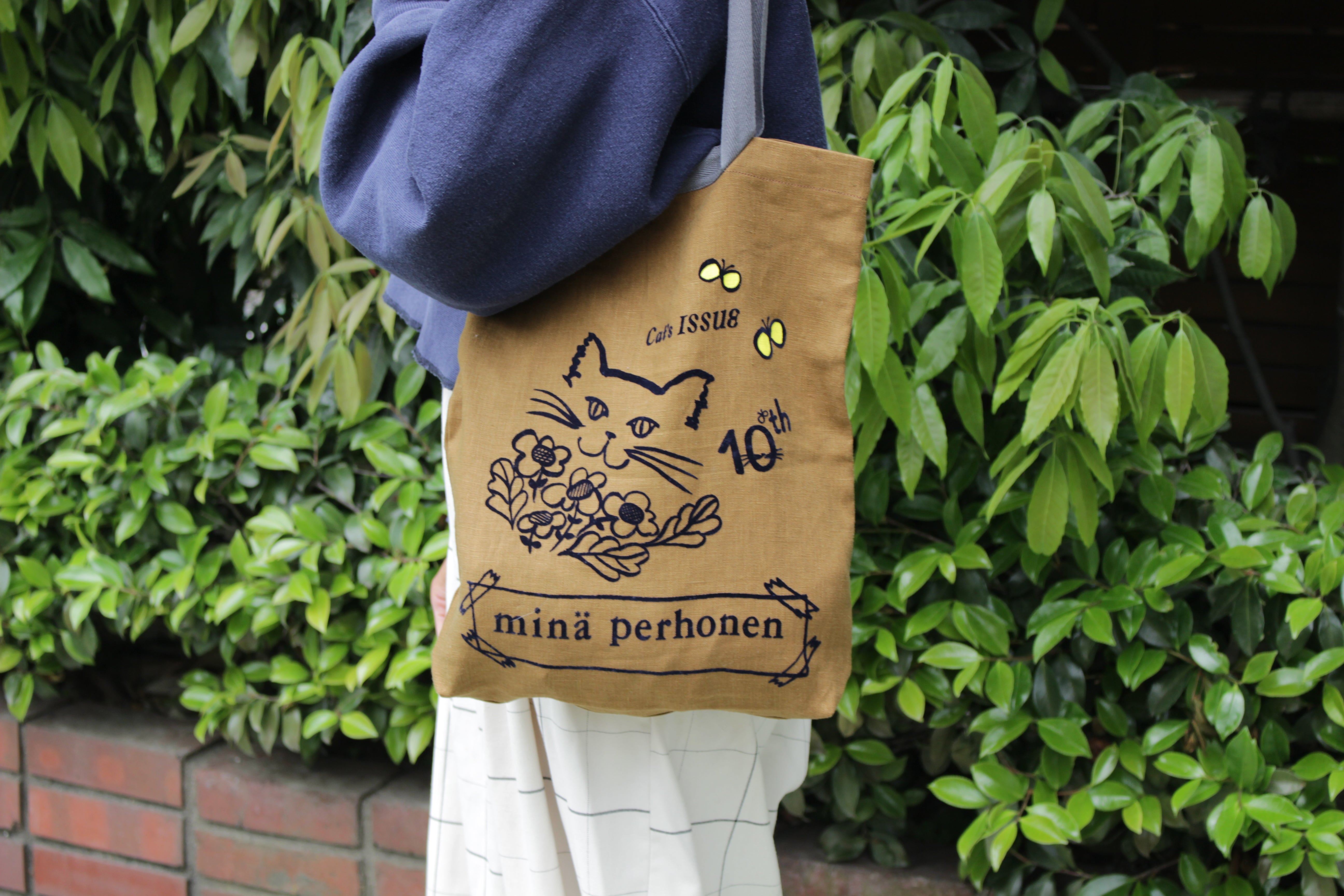minä perhonen × Cat's ISSUE コラボレーショントートバッグが登場