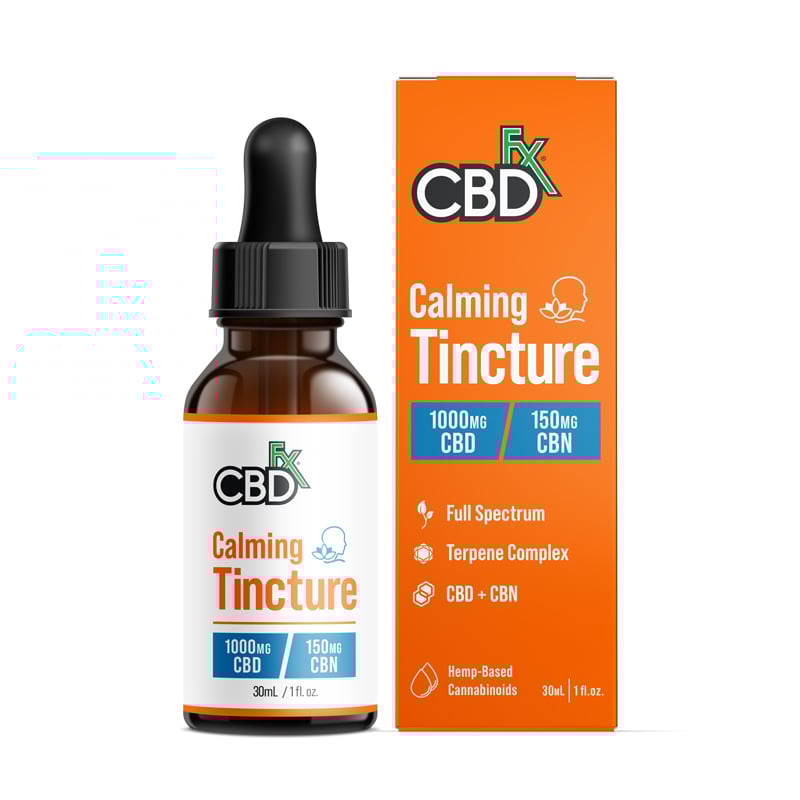 CBD + CBN Oil Calming Tincture - CBD Tincture for sleep - CBDfx