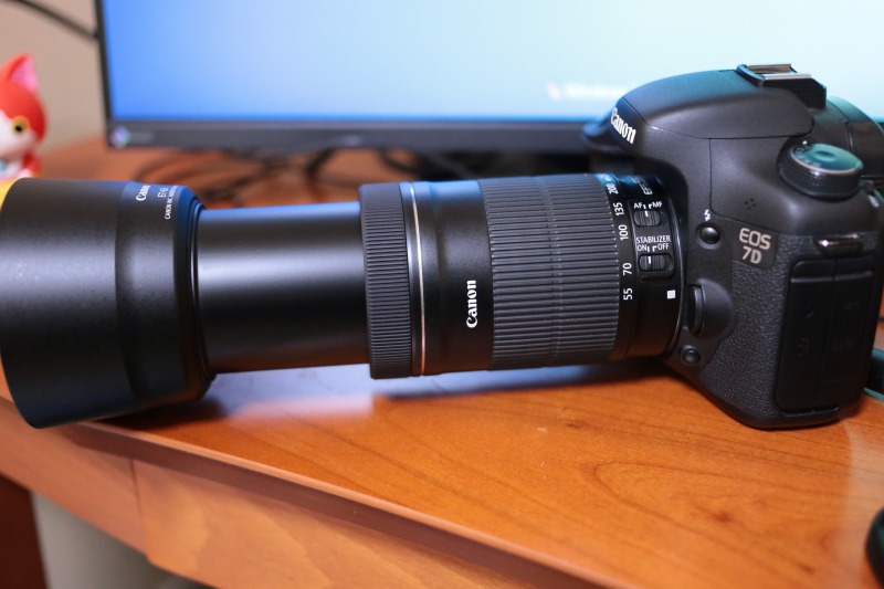 EF-S55-250mm IS STM レンズフードも購入しましたが・・ - 他力と自力と