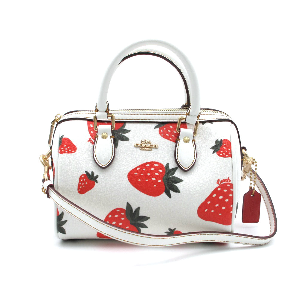 COACH コーチ ミニ アーロン クロスボディ ワイルドストロベリー