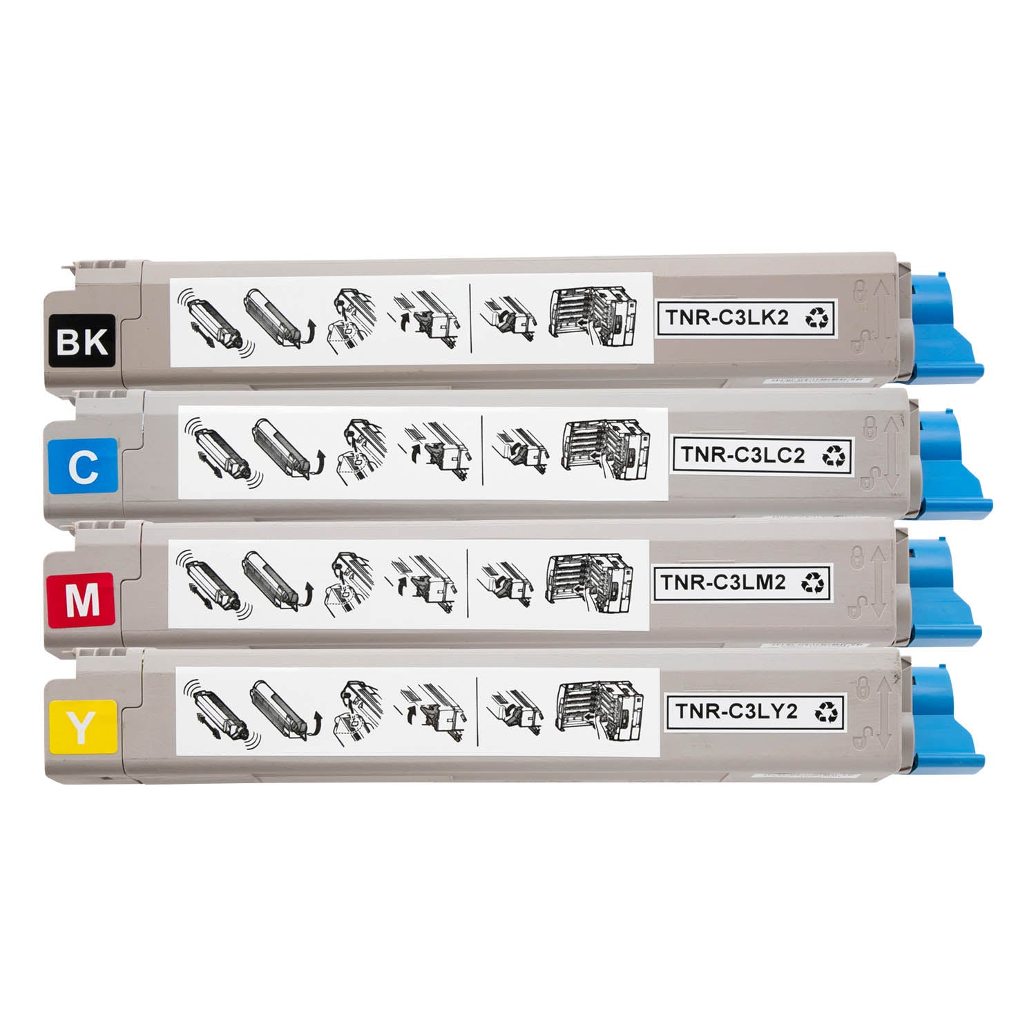 OKI用 TNR-C3L2 リサイクルトナー 4色セット – インクのチップス本店