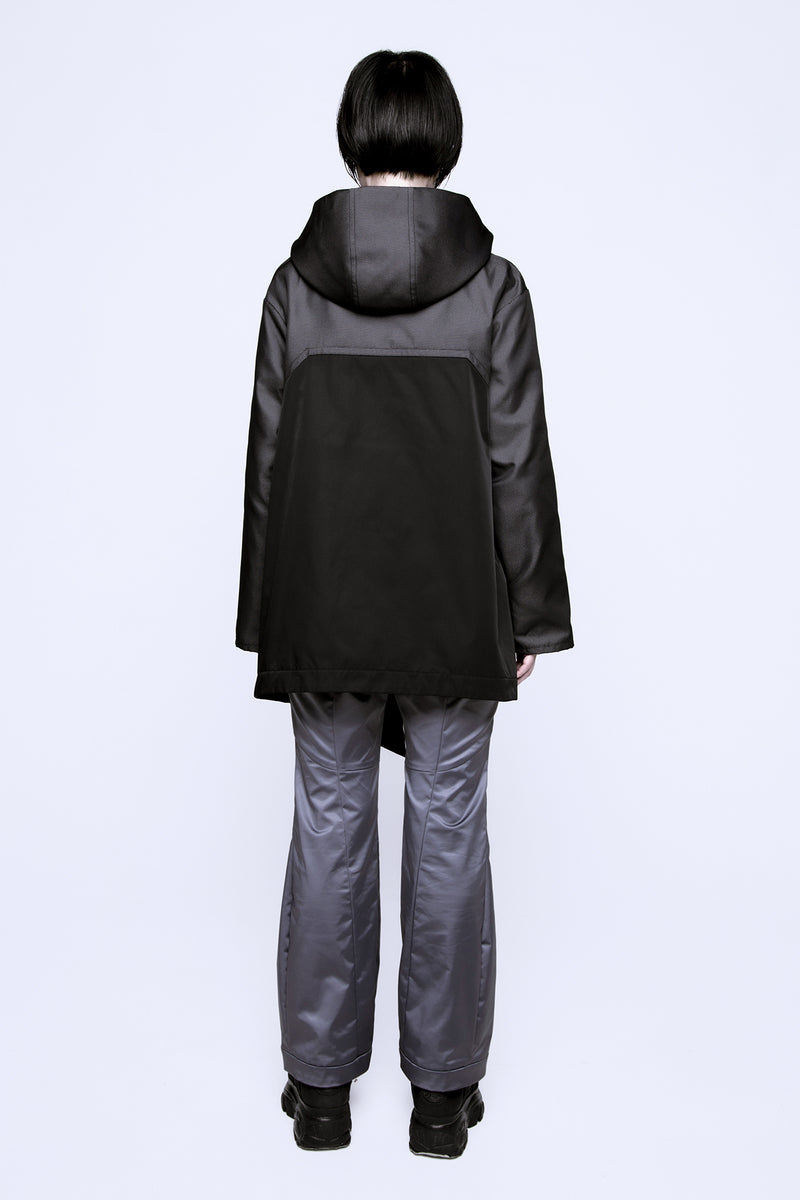 NFｺﾝﾌﾟﾚｸｽﾊﾟｰｶｰ / ﾄﾞﾋﾞｰﾌﾞﾗｯｸ×ﾌﾞﾗｯｸ – chloma - official web store