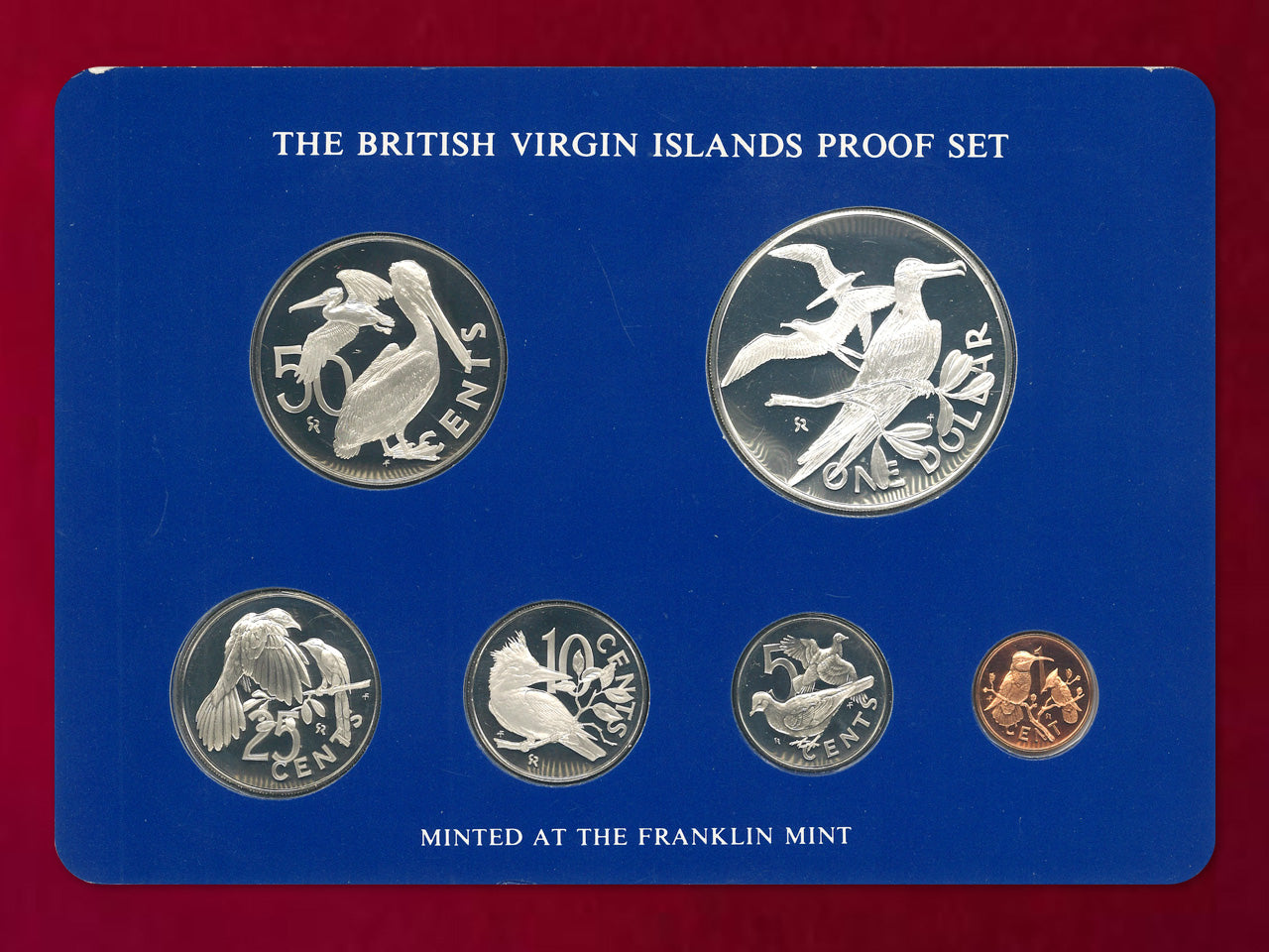 イギリス領ヴァージン諸島】プルーフセット 6枚組 1975［C-0000189