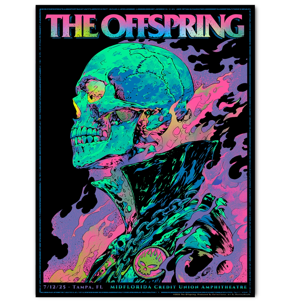 The Offspring Tampa July 12, 2025 (Rainbow Foil Edition)