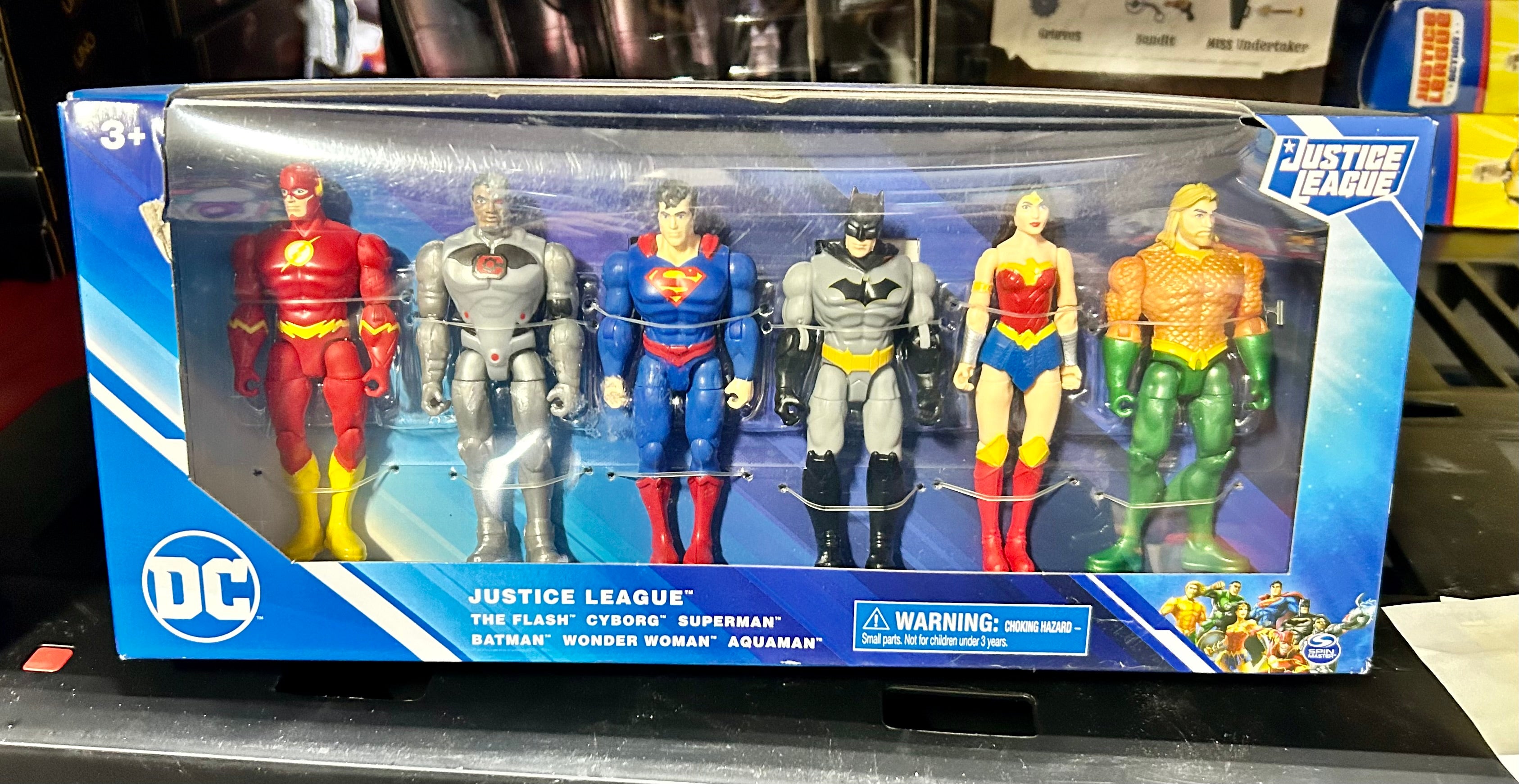 DC Comics, Justice League 4-Inch Action Figures 6-Pack 44934