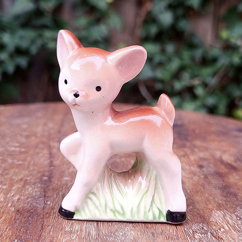 バンビ置物 陶器 フィギュリン | アンティーク・ヴィンテージ雑貨の