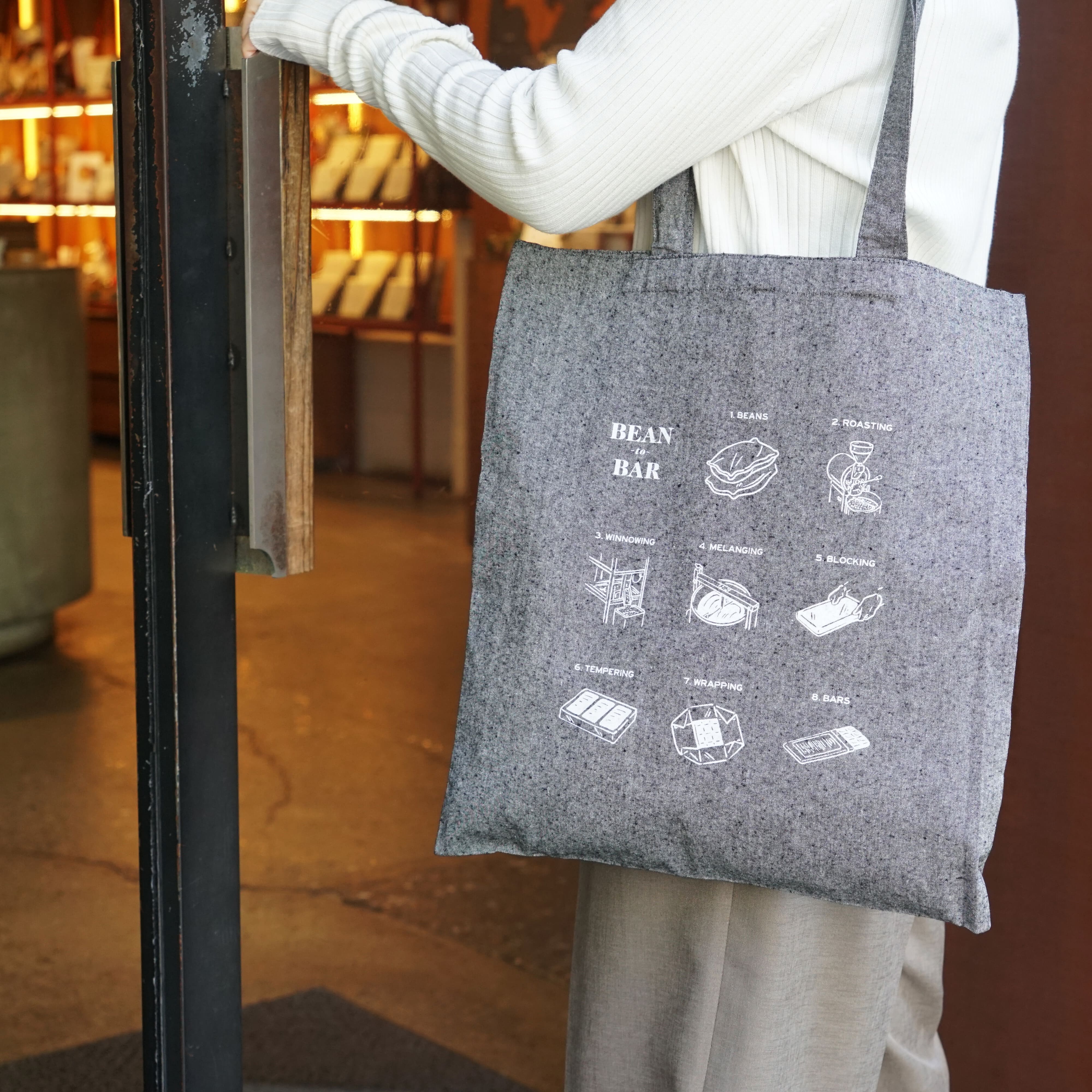 Bean to Bar 8-steps Tote Bag – Dandelion Chocolate 公式サイト