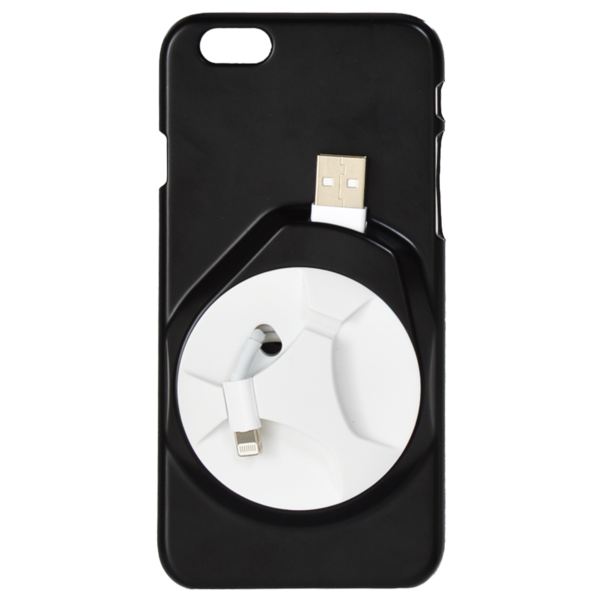 ☆箱潰れ☆ iPhone 6 / 6 Plusケース with イヤフォン＆ケーブル収納