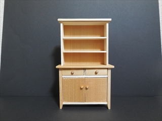ドールハウス家具 カップボードの作り方 | ミニチュア世界をつくる