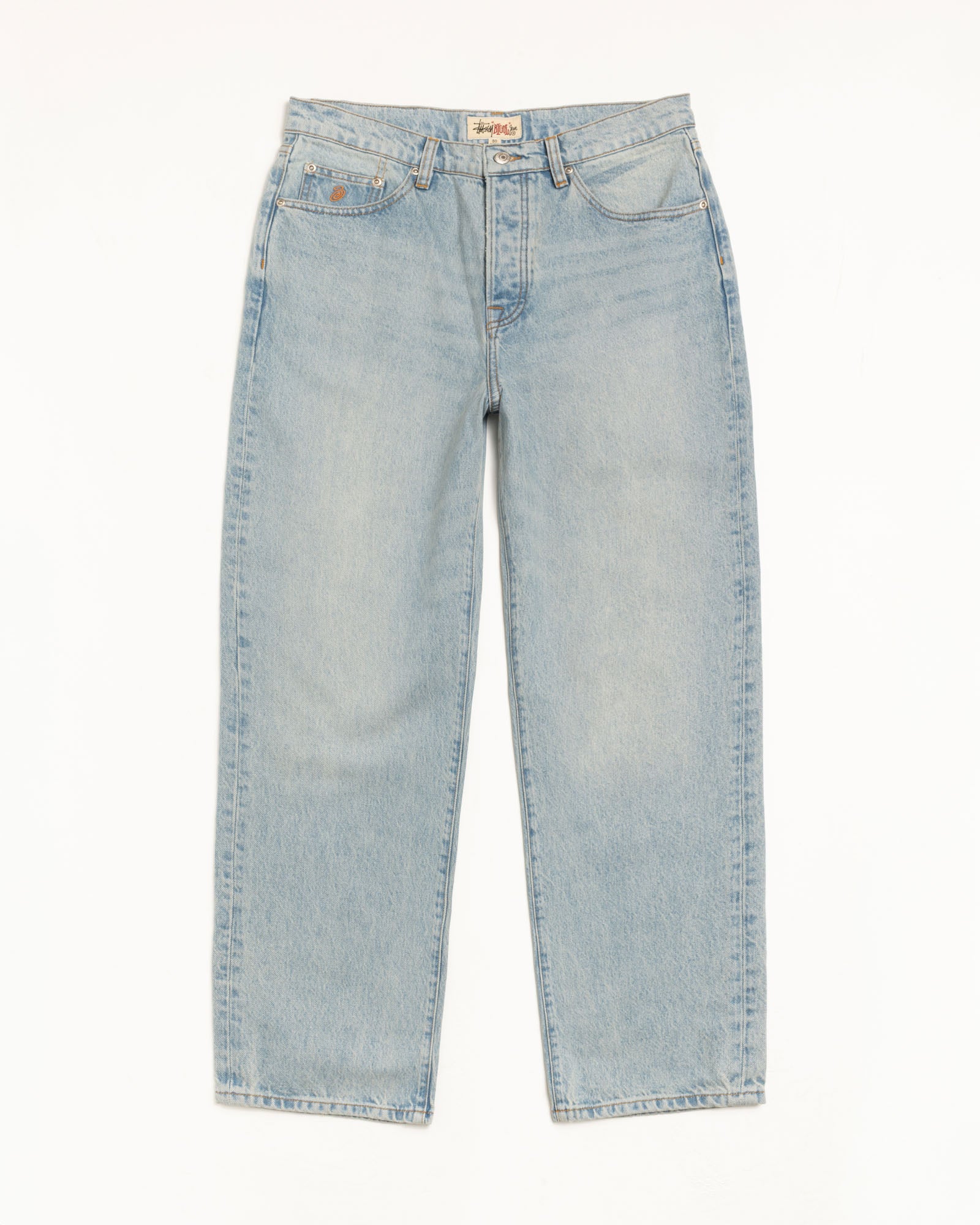 Big Ol' Jean Denim in leichter Waschung – Stüssy Europa