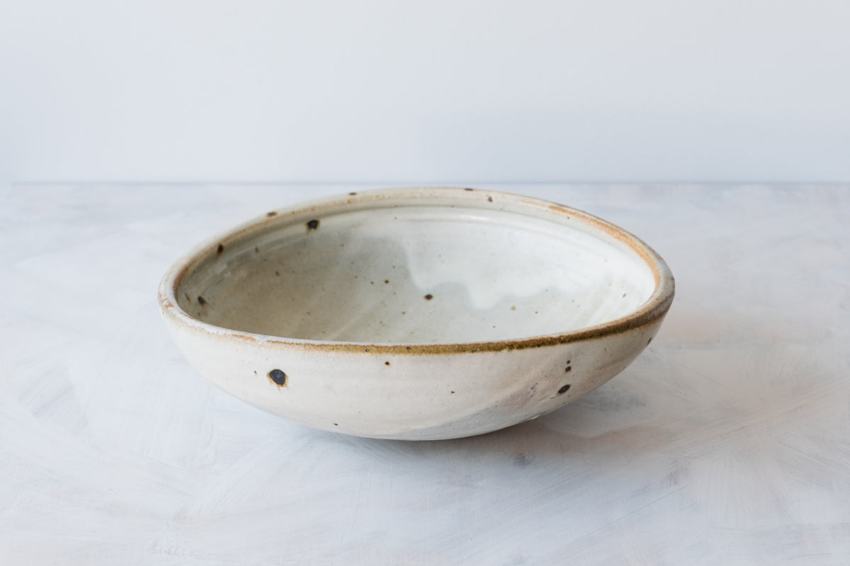 粉引 たわみ大鉢- 山田隆太郎 | Alp Shop & Studio