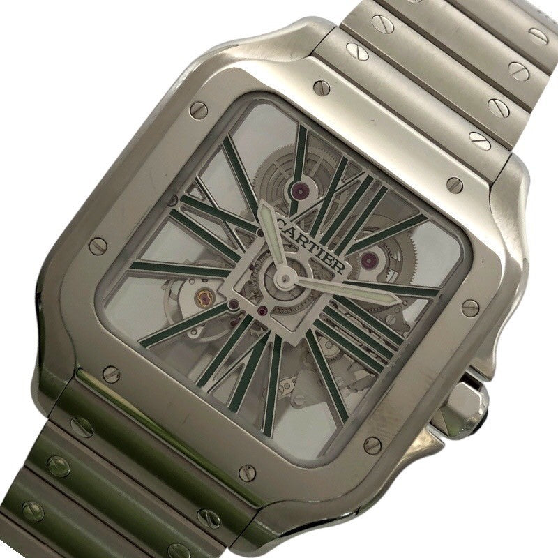 カルティエ Cartier サントス ドゥ カルティエ スケルトン LM WHSA0028