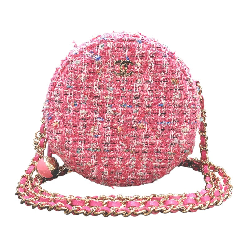 シャネル CHANEL マトラッセ ラウンド チェーンショルダーバッグ