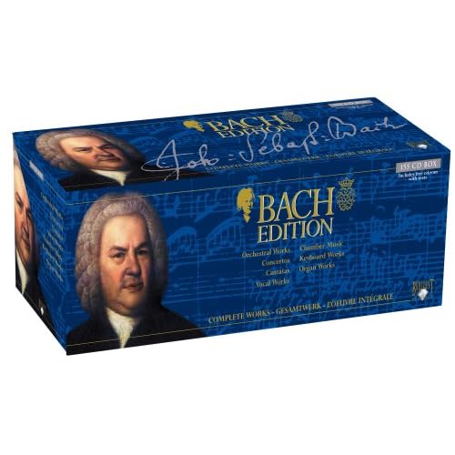 Bach Brilliant edition and other large box set recordings