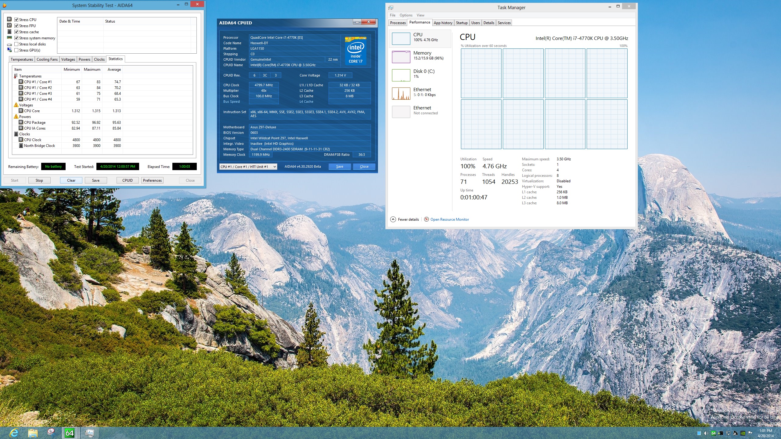 Z97 4770K Overclocking Experience - Edge Up
