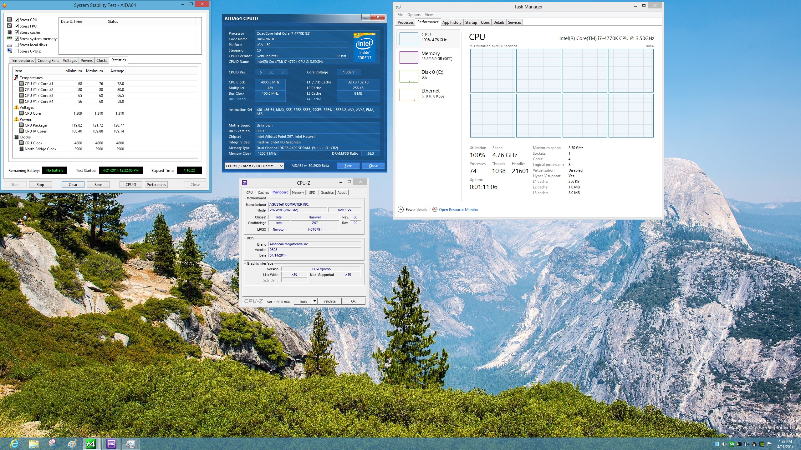 Z97 4770K Overclocking Experience - Edge Up