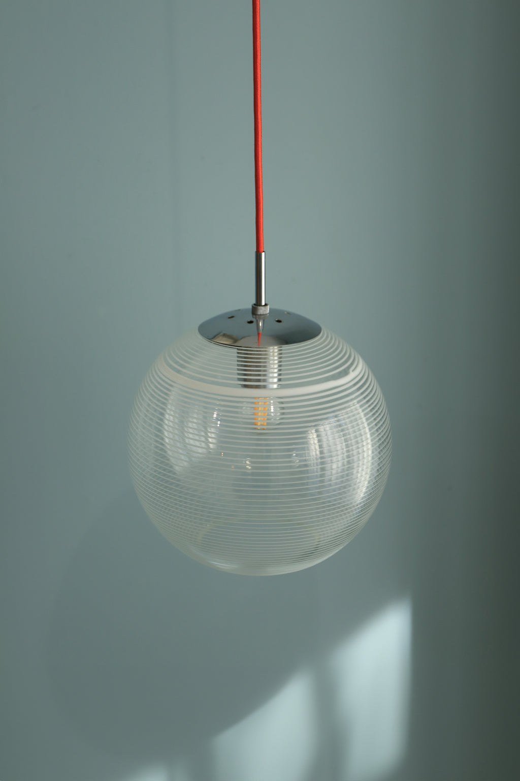 ジャパンヴィンテージ ガラスシェード ペンダントライト レトロモダン