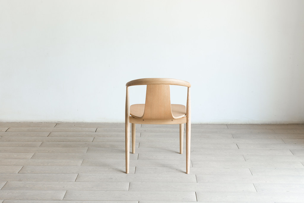 nyubel ダイニング・チェア | MK01 チェア/ロング・アーム＆板座