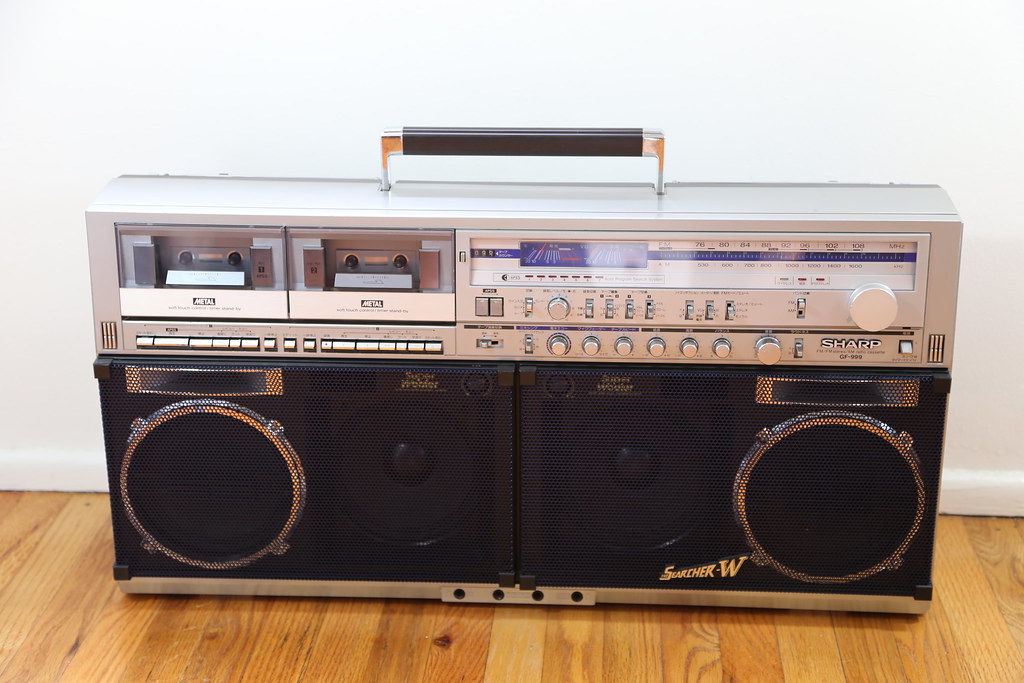 SHARP シャープ GF-999 オーディオ機器 ダブルラジカセ AM FM ジャンク