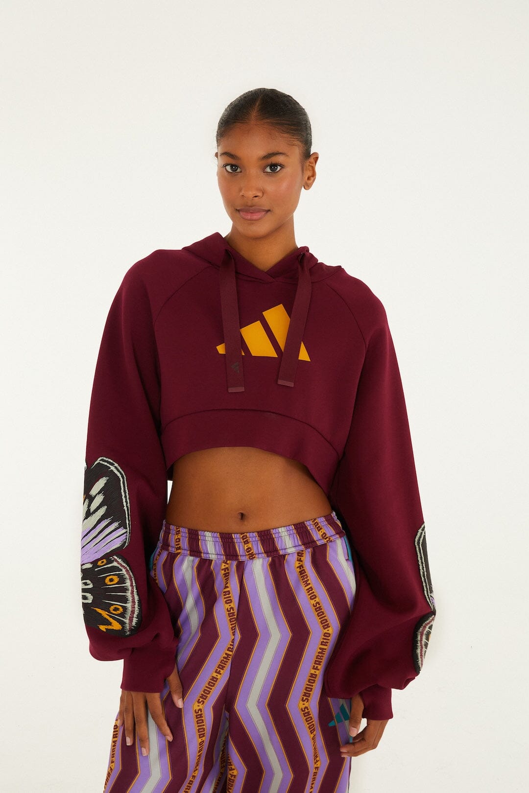 Colorfly Adidas Amazon Red Hoodie | FARM Rio