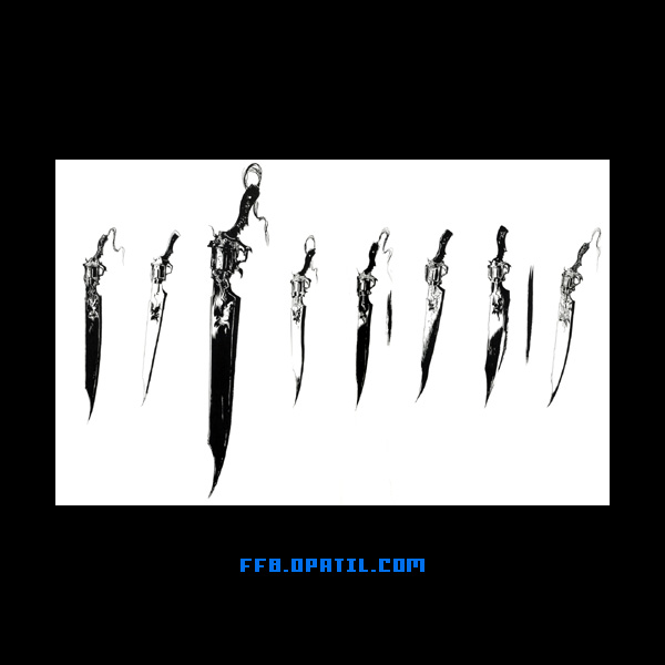 FF8 天野喜孝氏のコンセプトアート ／ ファイナルファンタジー8 完全